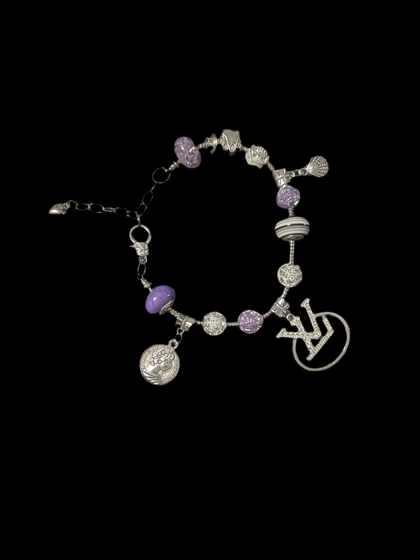 Purple single Aspired Bracelet