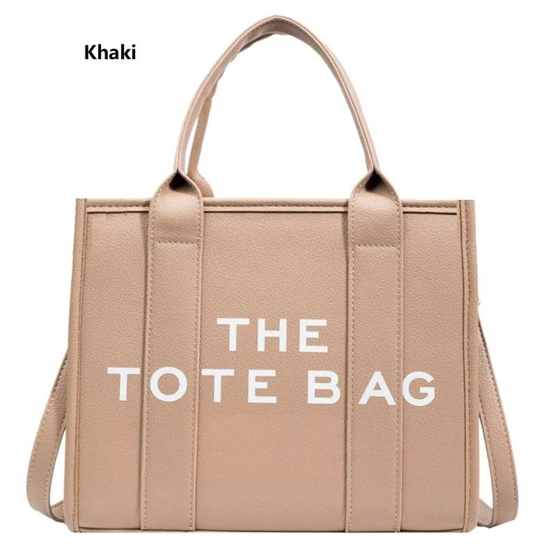 The Tote Bag For Women, Trendy PU Leather Handbag, Top Handle Satchel Purse, Casual Crossbody Bag