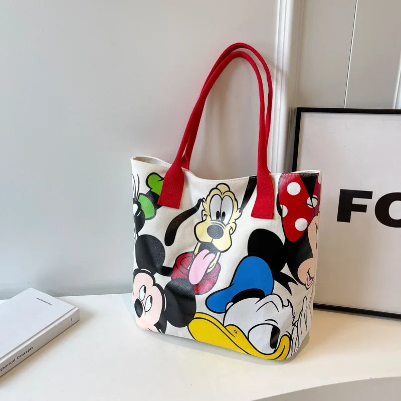 Disney Cartoon Mickey Fashion Versatile Large Tote Bag