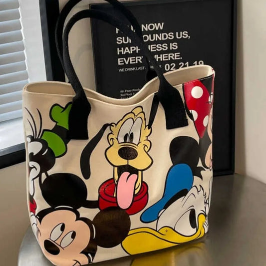 Disney Cartoon Mickey Fashion Versatile Large Tote Bag